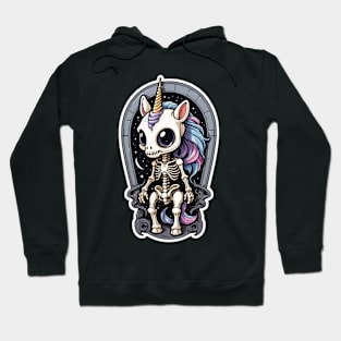 Skeleton Unicorn 4 Hoodie